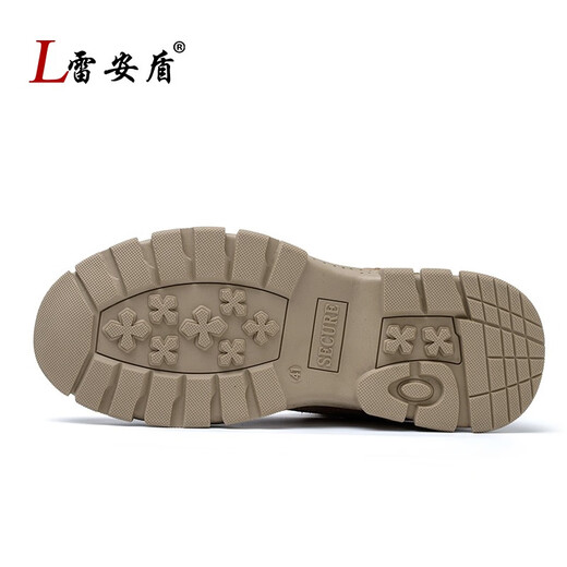 Lei'an Dun Labour Protection Shoes Hersteller Vier Seasons Schweißerer alter Stahlplatte High-Top Weiche Sohle Anti-Small Anti-Posen-Stahl-Stahl-Arbeitsschutz-Sicherheitsschuhe Farbe Cowide [National Standard + LA-Zertifizierung] 40
