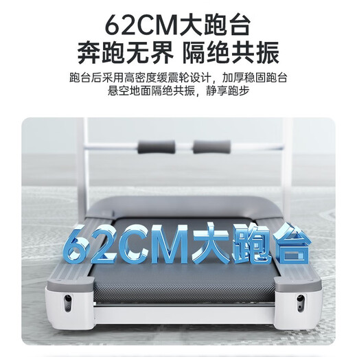 Lijiujia Treadmill Home Use Smart Sports Gym Equipment Noise Reduction Folding Special Patented Adjustable Shock Absorption - R8 10.1-inch Color Screen Single/18-speed Electric Slope