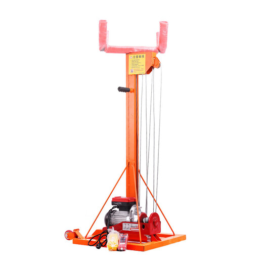 Zhaoyang rolling shutter door lift, rolling shutter door electric lift, pipe lifting, 220v small mobile lift, thickened - raised 3.7 meters - wireless remote control