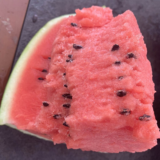 Zhongke Maohua Lazy Man Sweet King Watermelon Seed Round Jingxin Type is more resistant to cracking than 8424, super sweet red flesh, thin skin, sand pulp Lazy Man Sweet King 100g/box, round, about 1600 seeds