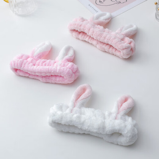 Headband, face wash, hairband, women's facial mask, hairband, wash headband, winter headband, turban, hairpin, men's headwear, Luo Ying Powder