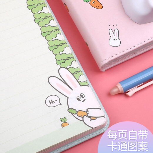 Yizheng (YiZHENG) Stress Relief Notebook for Students Super Cute and Girly Creative Cartoon Ledger Internet Celebrity Girl Notepad High-Looking Children's Prize Gift YZ6187 Little Bear Stress Relief Notebook