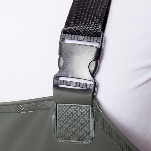 Yuduoduo waders, half-length waterproof pants, wading pants, rain pants, men's fishing suits, leather forked pants, sea suits, lotus root suit fishing pants, 95 silk thickened black, size 44