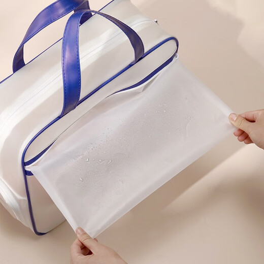 Bona Cloud Swimming Bag Dry and Wet Separation Portable Large Capacity Wash Bag Waterproof Portable Bathing Fitness Swimsuit Equipment Storage Bag Mist Black