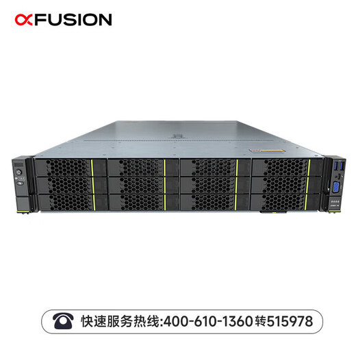 Super Fusion 2288HV6 rack server computing host 1 silver 4310-12 core 2.1G/upgrade 32G memory/1 4T SATA/single battery