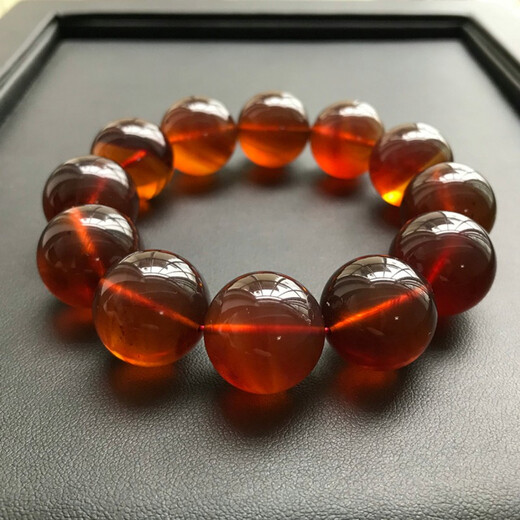 Dingfei Myanmar Amber Men Domineering Brown Red Amber 19mm Beeswax Raw Stone Bracelet No Optimization Picture Color