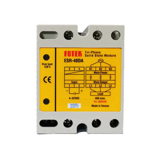 FOTEK Yangming three-phase solid state relay ESR-40DA/25DA/60DA/80DA/100DA-H ESR-40AA-H