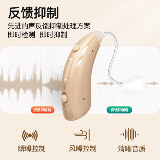 Banglijian hearing aid for the elderly with moderate to severe deafness behind-the-ear high-power rechargeable hearing aid 2023 digital movement 16 channels