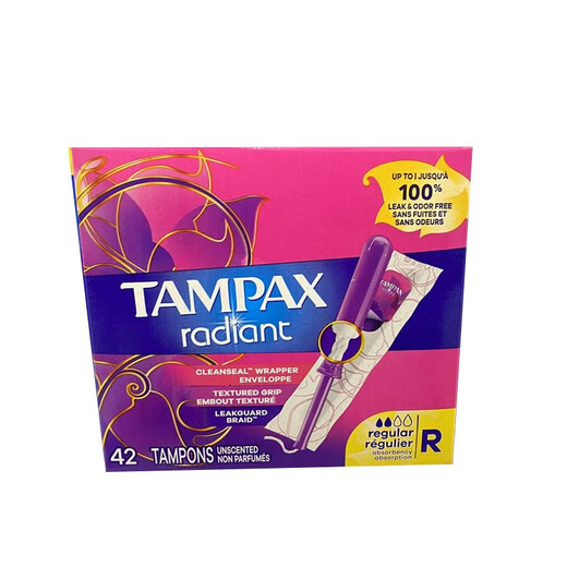 Tampax spot canadiense tampax tampone catéter tipo flujo ultra-larga 18/36 fantasía 42R