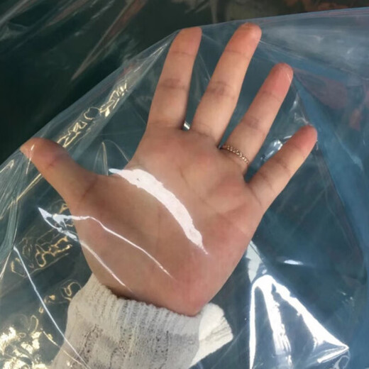 Huazhiran PO crystal film vegetable greenhouse film thickened blue drip-free film agricultural decoration film plastic film transparent plastic cloth national standard PO film 0.07 mm thick 3 meters wide and 50 meters long