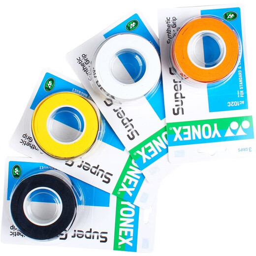 Yonex Гель для рук Yonex AC102C, три упаковки, ракетка для бадминтона, теннисная ракетка, ремешок с ручкой, клей, нескользящий, впитывающий пот гель для рук AC102C, белый, 3 упаковки, индонезийский 1 коробка, 3 упаковки