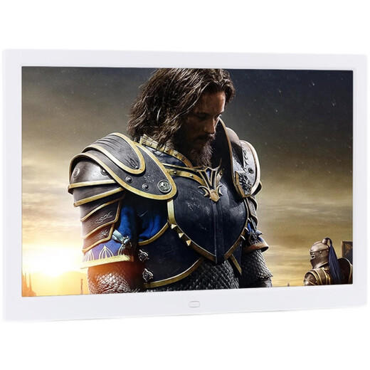 Jie Qiluo borde estrecho ultrafino batería de litio de 10/12/15/17/19/22 pulgadas marco de fotos digital inteligente pantalla LED admite reproducción automática de imágenes de música películas de vídeo HD álbum de fotos electrónico 15 pulgadas ultra claro +32G