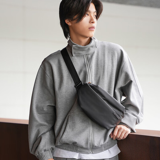 Inateck crossbody bag for men and women large capacity shoulder bag chest and waist bag casual sports mobile phone storage bag flagship model | magic night black | gift box