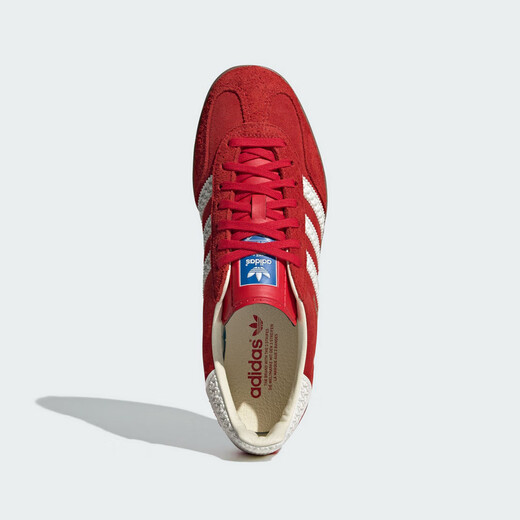 Adidas clover men's and women's shoes GAZELLE INDOOR low-top casual shoes IF1808 red and white 38