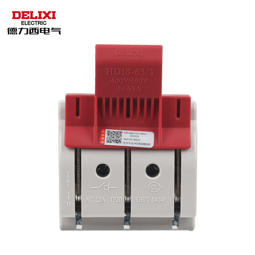 HD18 Photovoltaic special isolation knife switch HD18-63/4 100/4 125A/4 Photovoltaic special HD18-63/3