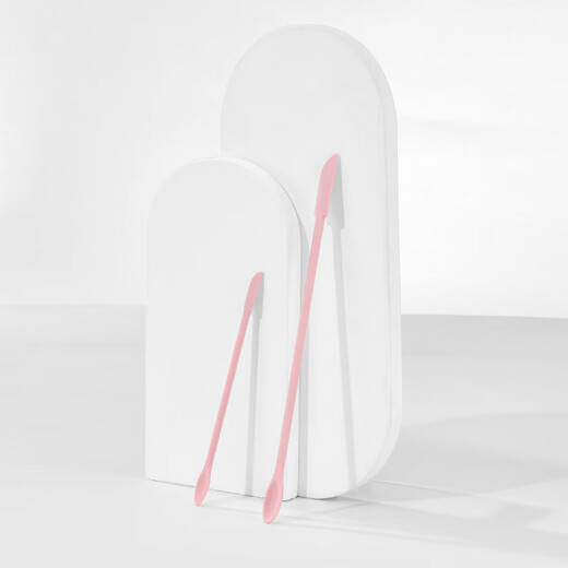 FOZO cosmetic scoop, silicone spatula, foundation lotion bottle wall residue scoop, facial cream scoop, large pink stick, thickened upgrade, 1 piece