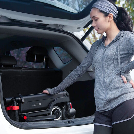 HX Huanxi Folding Electric Scooter Small Mini Adult Student Transportation Light Portable Scooter Battery Removable Single Battery APP Version Not Included About 20 Kilometers