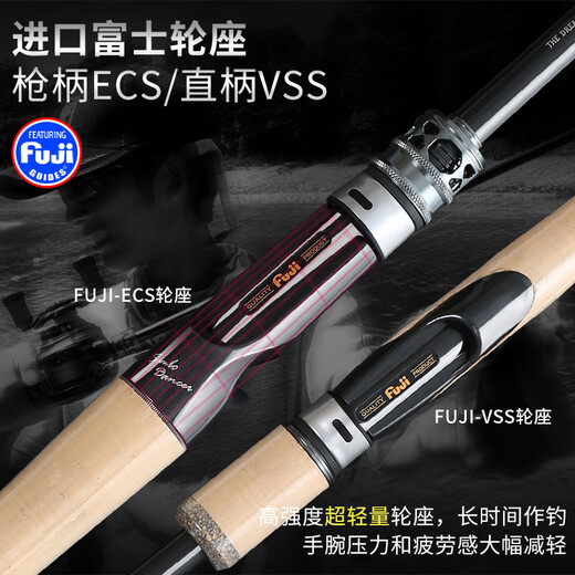 桑巴路亚桑巴舞者路亚竿虫杆范用直枪柄裸杆超轻全富士sic导环鳜鲈鱼专用 2.07m C692-MH枪柄