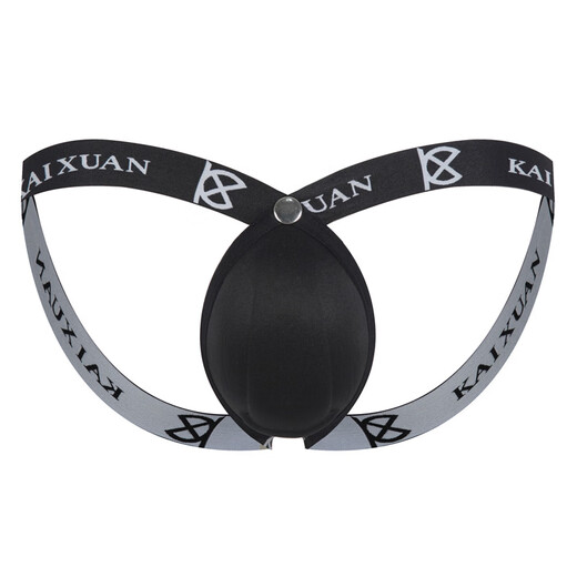 ROSELEX confidential delivery sexy men's thong buttocks three-dimensional U convex cup makes the double thong same as orange S