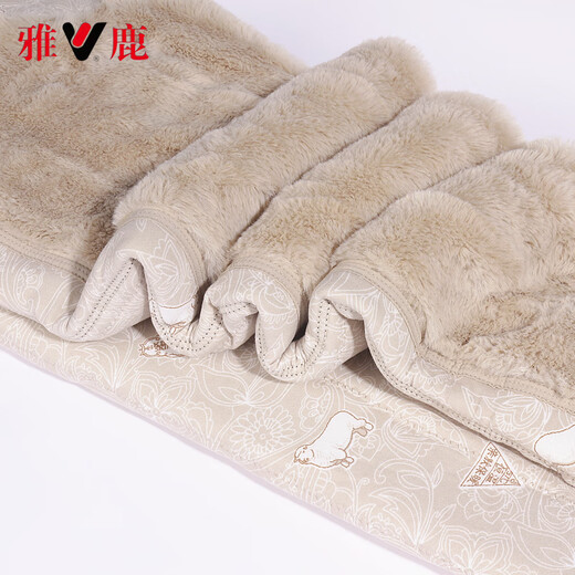 Yalu Men's Cotton Pants Plus Velvet and Thickened Wool Warm Pants Women's Slim Knee Guard High Waist Extra Thick Northeast Cold-Resistant Middle-aged and Elderly Cotton Pants Dark Gray Men's 2XL