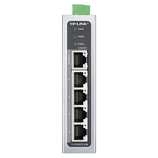 Pulian (TP-LINK) industrial-grade switch 5-port 8-port 16-port 100M Gigabit industrial-grade Ethernet switch monitoring network cable splitter splitter metal body rail installation TL-SG1005 industrial grade 5-port Gigabit second-layer management