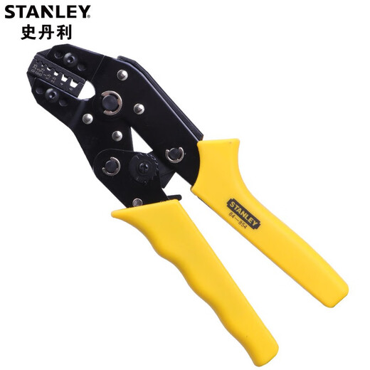 Stanley (STANLEY) ratchet terminal crimping pliers Terminal pliers European tube type pre-insulated wire nose crimping pliers B European terminal pliers 0.25-6 square 84-854-22
