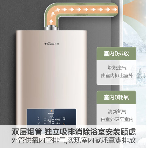 Vanward balancing machine 12 liters gas water heater liquefied gas, national subsidy 15%, can be installed with double protection in the bathroom ECO energy saving JSG24-WE3W12-20Y