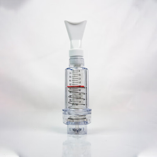 Dance Yoga Pilates C-type Deep Breathing Exerciser Lung Function Trainer Spirometry Meter Cardiopulmonary Rehabilitation (for inhalation exercise) comes standard with 100 pieces