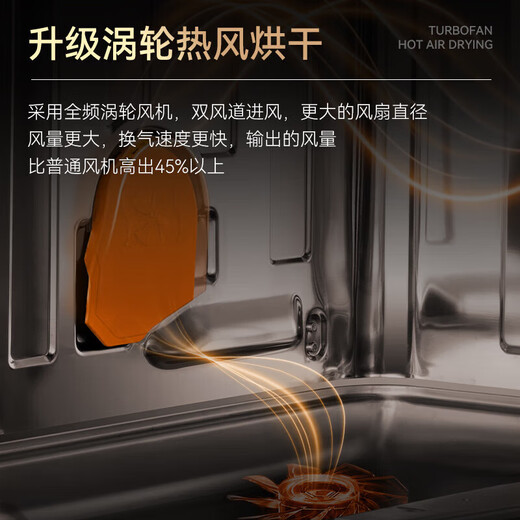 Hisense zero-bacteria dishwasher household embedded 15 sets three-layer fully loaded adjustable four-star disinfection maternal and child certification 110 hot air drying first-level storage ion antibacterial C507i full color touch screen high temperature self-cleaning four-star disinfection WF15-C507i