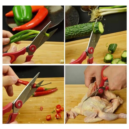 WMF Fortenbao ensemble de couteaux de cuisine couteau à fruits couteau rouge deux pièces couteau de charcuterie couteau à fruits pastèque ciseaux rouges