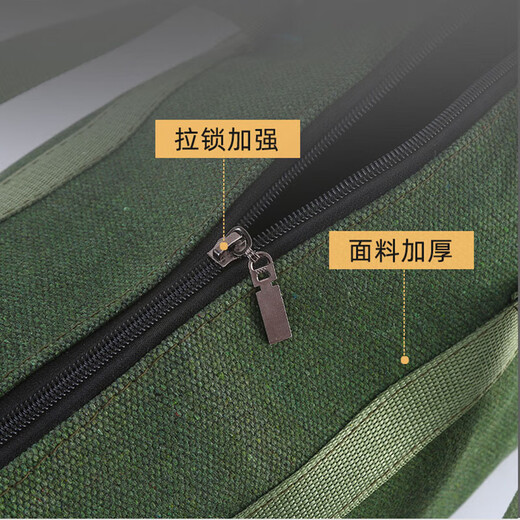 Nuzheng tool bag thickened canvas wear-resistant tools electrician auto repair bag size handbag storage bag multi-function bag 24cm*11cm