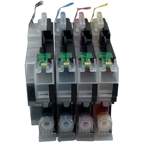 
Mengxiang compatible brothers LC451XL ink cartridge DCP-J1050DW/J1140DW MFC-J1010DW printer LC451XL four-color set [large capacity]