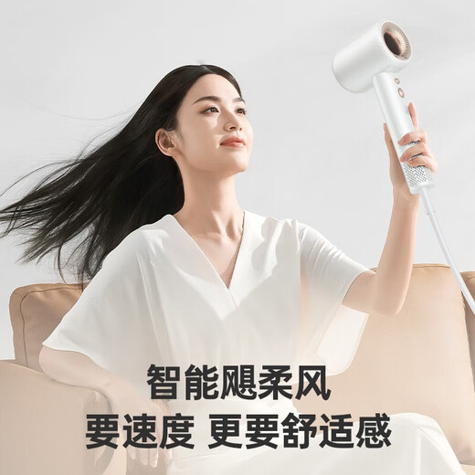 Kangfu hair dryer household high wind high power high speed plasma constant temperature portable leafless hair dryer low noise fast drying hair dryer KF-F9 star gray exquisite gift box