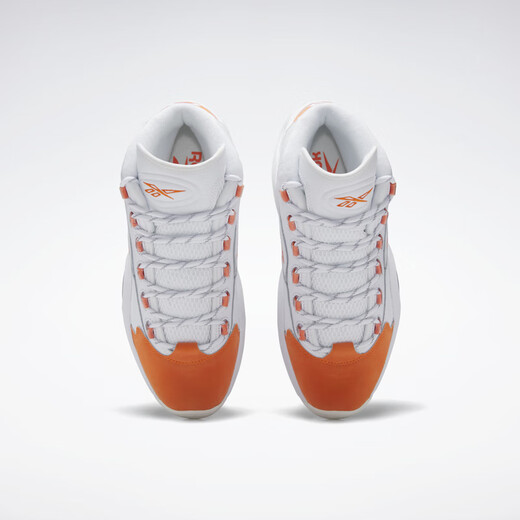 Reebok men and women QUESTION MID orange toe retro sports practical basketball shoes HR1049 41