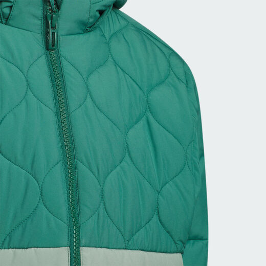 Куртка-пуховик Adidas/Adidas URBAN для спорта и отдыха с капюшоном и капюшоном для детей старшего возраста IQ1343 IQ1343 Сделать фотографии в соответствии с ростом 128