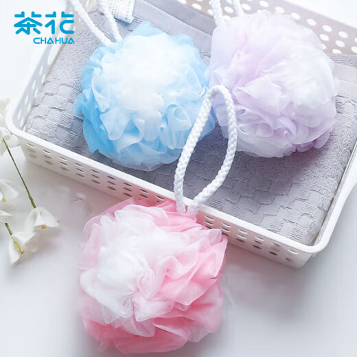 Camellia bath ball bath flower bath ball bath ball bath towel bath rub back rub artifact 1 pack