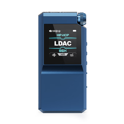 FiiO BTR17 Portable Wireless Bluetooth Headphone Amplifier Small Tail Car Mobile Phone HiFi Audio Receiver Amplifier Bluetooth 5.4 Blue