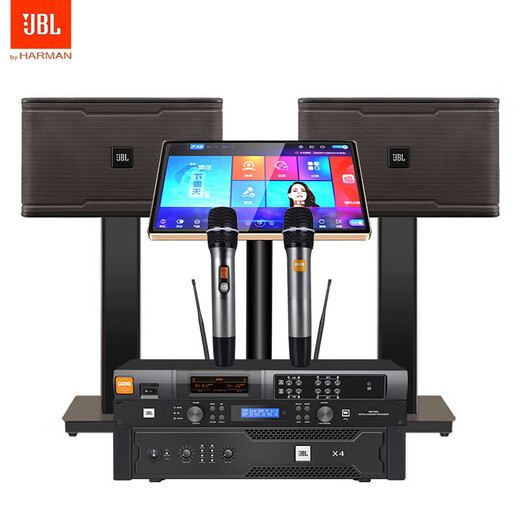 JBLKM310LE home KTV audio set karaoke machine all-in-one jukebox home karaoke complete equipment home theater 10-inch upgraded version