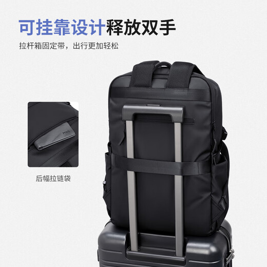 POLO Backpack Men's Short Travel Backpack Large Capacity School Bag 16/17.3 Inch Computer Bag Business Travel Bag