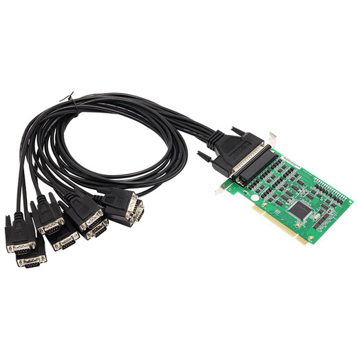 Yutai High-Tech Yutai PCI to 8-port RS485/422 high-speed serial port card Computer serial port expansion card 600w surge protection with serial port cable UT-728A