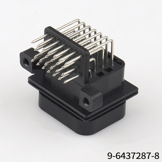 3-1437290-7 AMP connector 4-1437290-0 waterproof plug 26 34p core 9-6437287-826 hole 3 slot bent needle