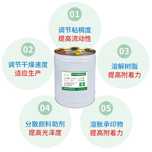 Screen printing washing water 718 oily water screen printing ink cleaning agent 783 slow drying water PP treatment water wiping water 783-A environmentally friendly oily water_1kg