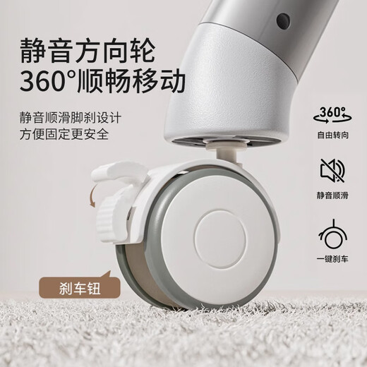 英氏（YEEHOO）尿布台婴儿护理台宝宝按摩抚触台换尿布换衣台操作台折叠移动床 米白色+隔尿垫