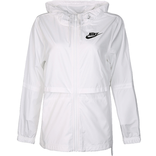 耐克（NIKE）女装新款连帽休闲运动服跑步透气防风夹克外套海外直邮 CZ9740-010 XL