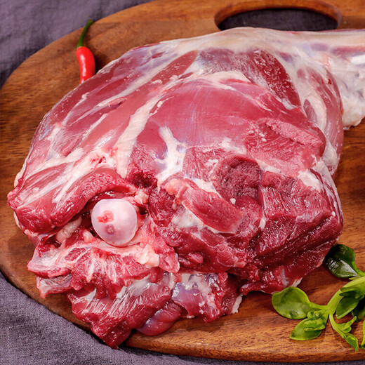 Miyang Sheep Tan Lamb Whole Lamb Hind Leg Net Weight 5Jin Jin is equal to 0.5kg Whole Fresh Lamb Leg Hot Pot BBQ Halal Straight from the Source