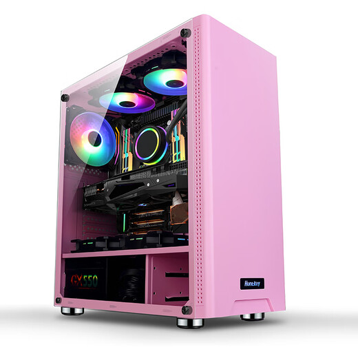 航嘉（Huntkey） GS500C/GS400C机箱 亚克力侧透游戏主机机箱  GS450C钢化玻璃电脑办公台式机箱（支持ATX主板） GS500C（亚克力/35cm显卡） GS/GX系列