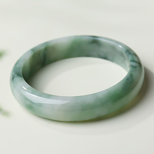 Heart Ginseng Jade Guaranteed Price 11.11 Jade Jade Bracelet Women's Floating Flower Jade Bracelet Holiday Gift Comes with Certificate