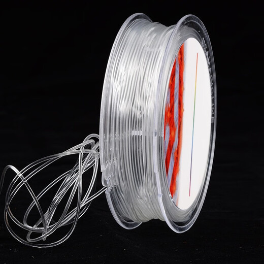 Veena Silk Bracelet Transparent Elastic Thread Crystal Bracelet Rubber Band Threaded Beads Thread Rope Wenwan Bracelet Thread Buddha Beads Bracelet Thread Transparent White 1.0 U Round Crystal Thread