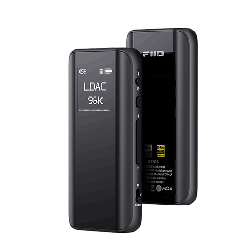 FiiO BTR15 Portable Wireless Bluetooth Wired Decoder Headphone Amplifier for Android Pingguo Phone Small Tail Black