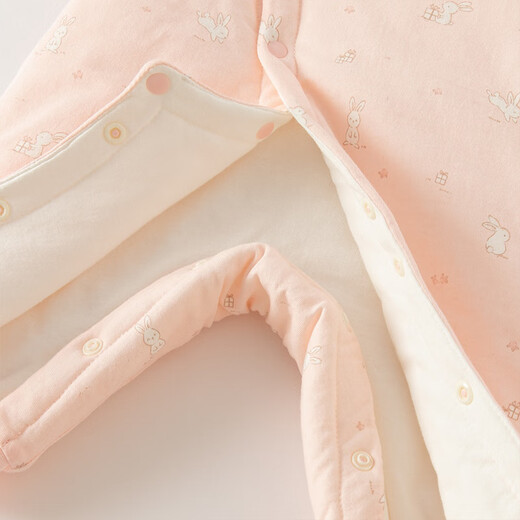 戴维贝拉新生儿夹棉加厚爬服秋装女宝宝连体衣婴儿衣服